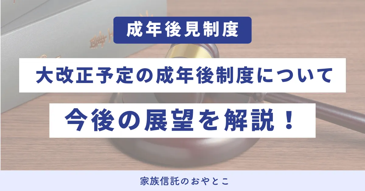 大改正予定の成年後見制度について今後の展望を解説！